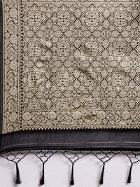 Thumbnail for Saree Mall Black Woven Design Zari Silk Blend Banarasi Saree - Distacart