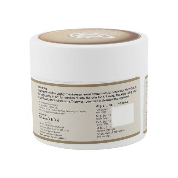 Glamveda Rice Water Brightening Scrub