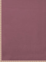 Thumbnail for Sangria Mauve Embroidered Poly Georgette Saree - Distacart