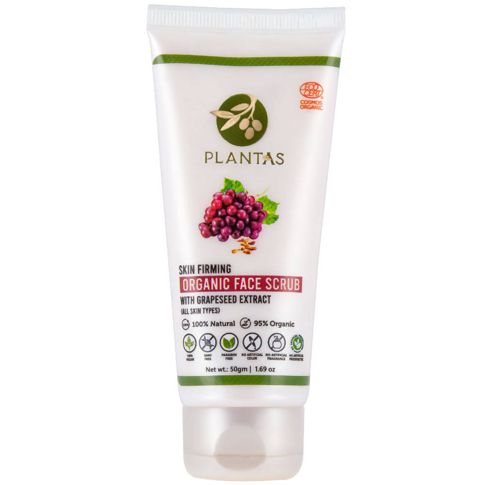 Plantas Skin Firming Organic Face Scrub - Distacart