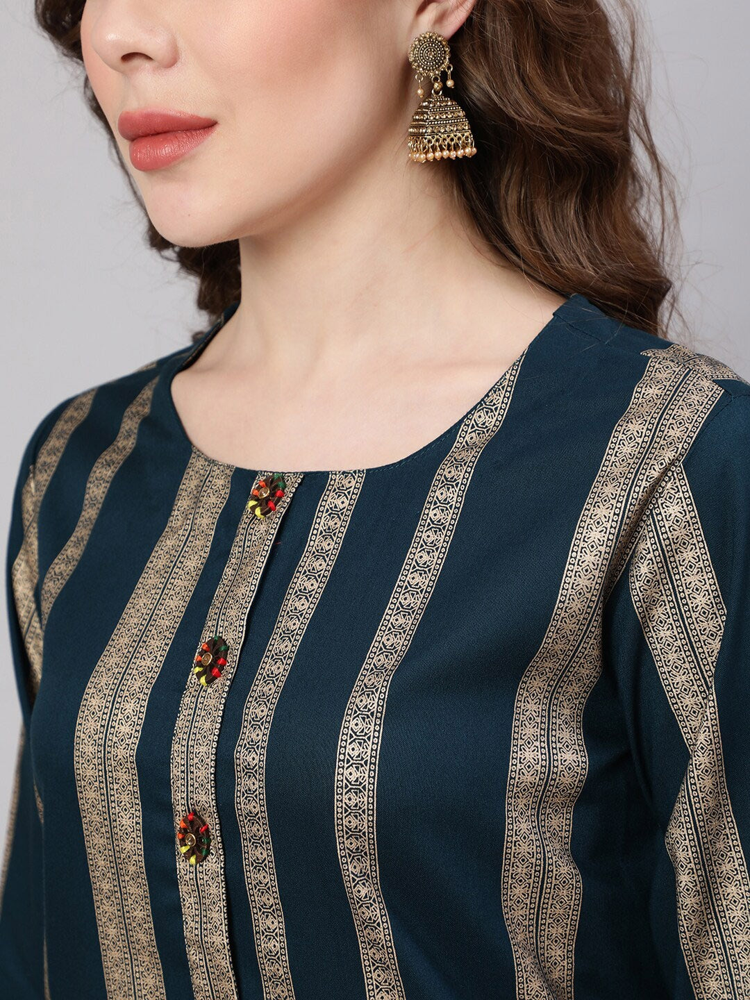 Kalini Women Striped Kurta - Distacart