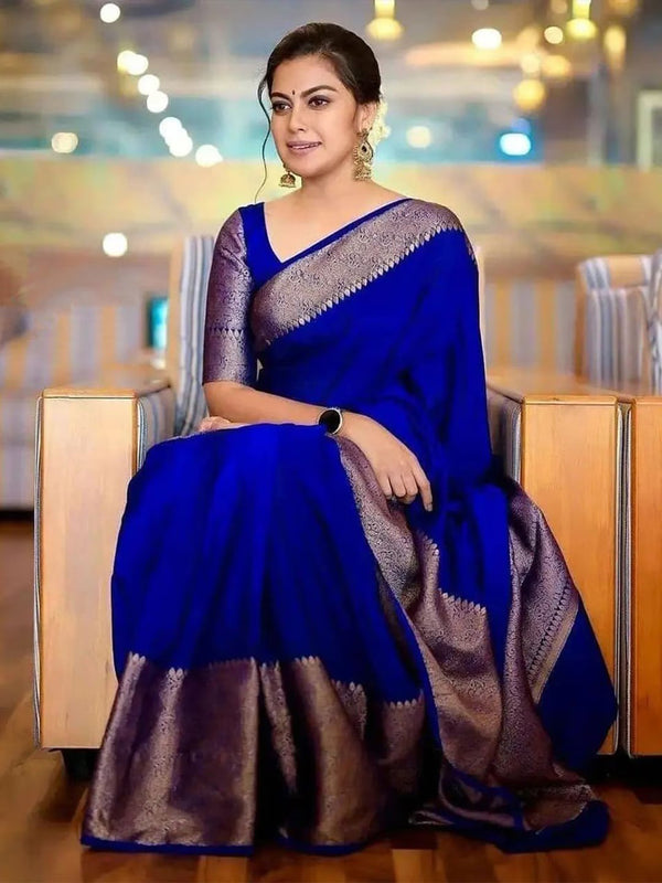 Kalini Zari Banarasi Saree - Distacart