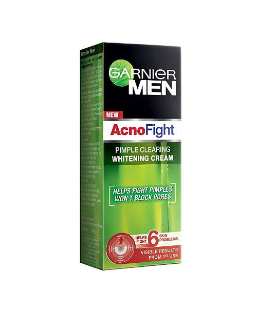 Garnier Men Acno Fight Pimple Clearing Whitening Cream - Distacart