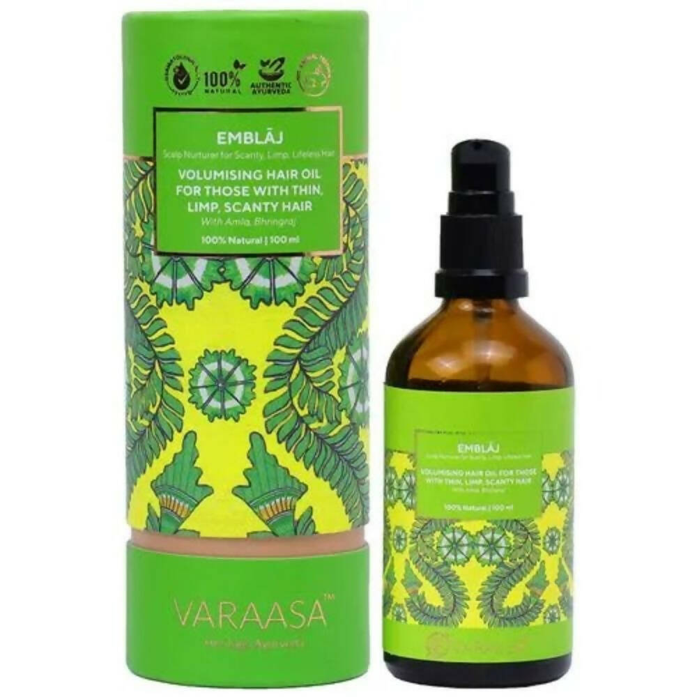 Varaasa Emblaj Scalp Nurturer For Scanty, Limp, Lifeless Hair Oil - Distacart