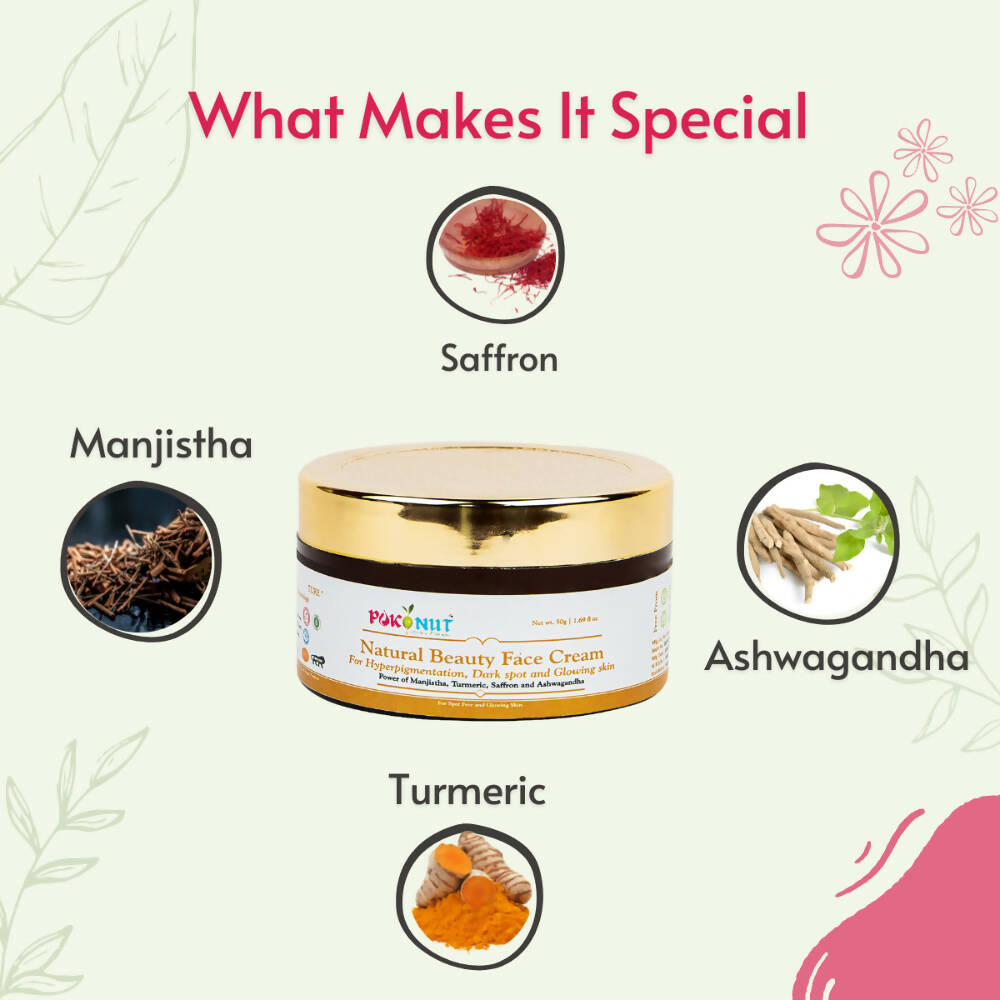 Pokonut Natural Beauty Face Cream - Distacart