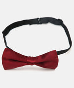 Thumbnail for Manet Boys Solid Single Layer Bow - Maroon - Distacart