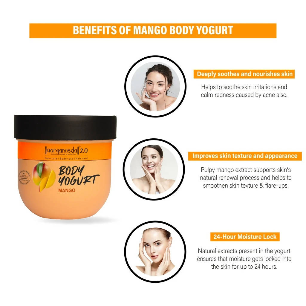 Aaryanveda Body Yogurt - Mango