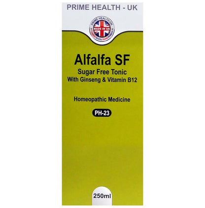 Prime Health Uk Alfalfa SF Tonic - Distacart