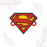Thumbnail for Bhai Please Superman Wooden Rakhi - Distacart