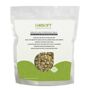 Biosoft Brazillian Stripless Wax - Vanilla - Distacart