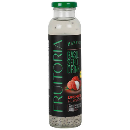 Harveys Fruitoria Basil Seed Drink-Lychee Flavor - Distacart