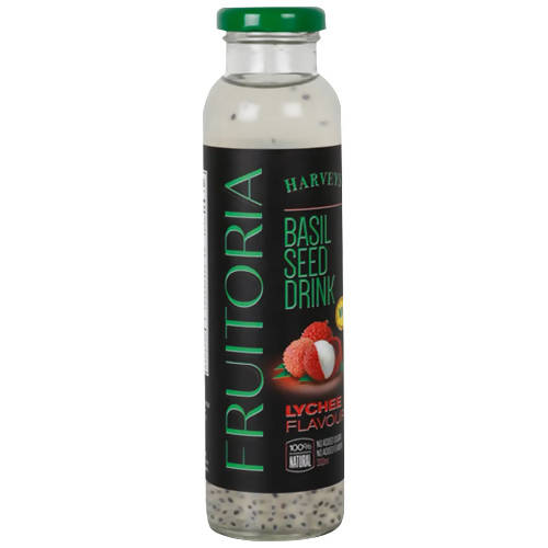Harveys Fruitoria Basil Seed Drink-Lychee Flavor - Distacart