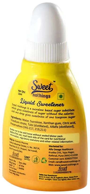 Alfa omega Sweet Nothings Liquid Sweetener