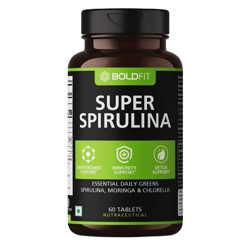 Boldfit Super Spirulina Tablets - Distacart