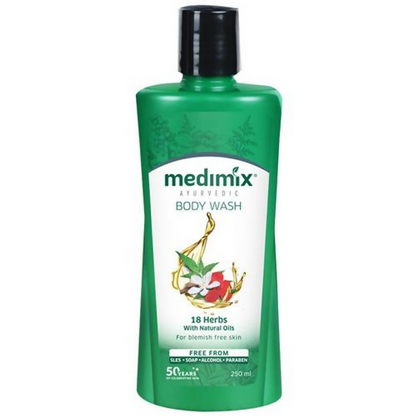Medimix Ayurvedic 18 Herbs Body Wash With Natural Oils - Distacart