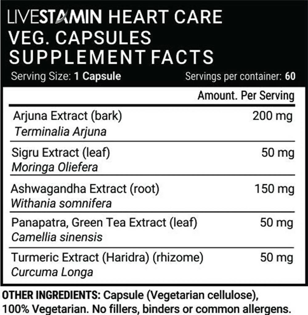 Livestamin Heart Care Capsules - Distacart