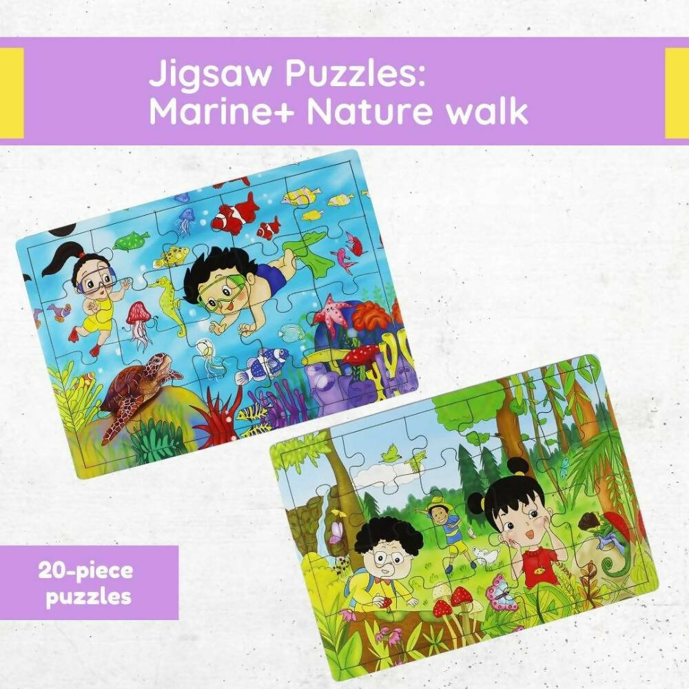 Matoyi Jigsaw Puzzles Combo – Marine World & Nature Park - Distacart