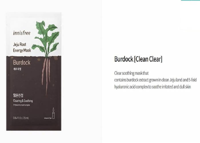 Jeju Root Energy Mask - Burdock