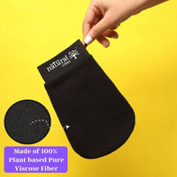 Thumbnail for Natural Vibes Exfoliating & Scrubbing Glove for Smooth Skin & Cellulite Reduction - Distacart