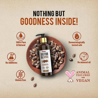 Dabur Castor Oil 100% Natural Cold Pressed - Distacart