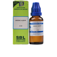 Thumbnail for SBL Homeopathy Arsenicum Album Dilution - 3 CH