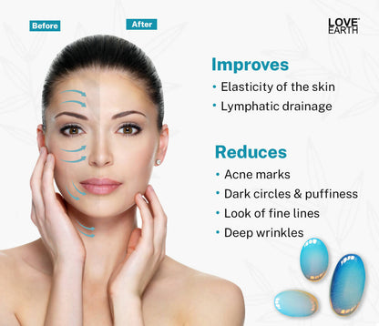 Love Earth Opalite Face Roller - Distacart