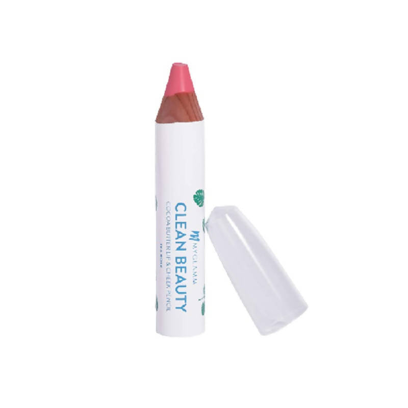Myglamm Clean Beauty Cocoa Butter Lip & Cheek Pencil - Tea Rose - Distacart