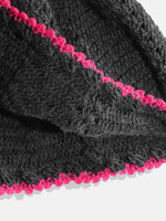 Thumbnail for Chutput Kids Woollen Hand Knitted Full Sleeves Lilium Detail Dress - Grey - Distacart