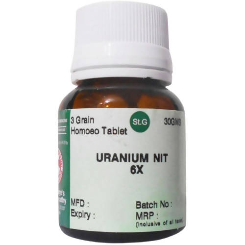 St. George's Homeopathy Uranium Nitricum Tablets