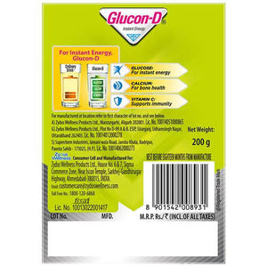 Glucon-D Instant Energy Health Drink - Nimbu Pani