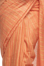 Thumbnail for Mominos Fashion Orange Color Bhagalpuri Saree