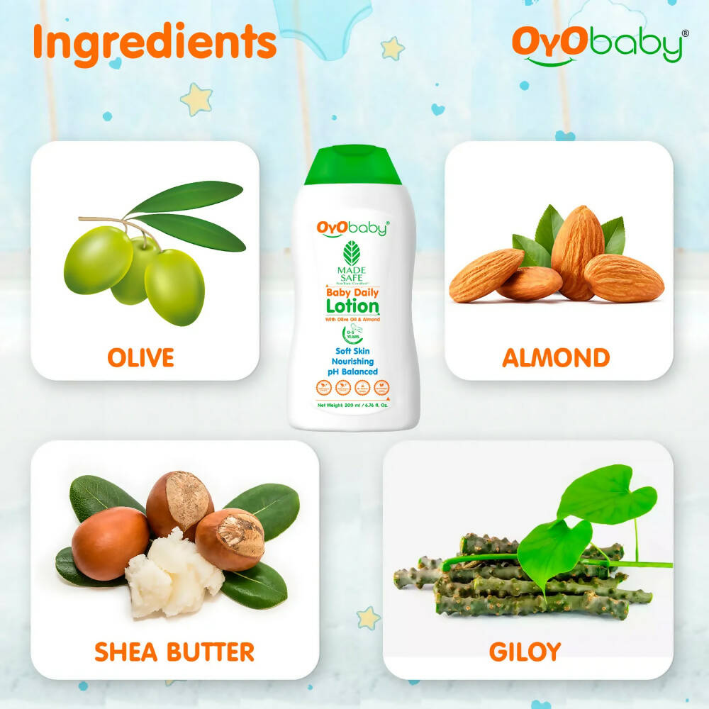 Oyo Baby Natural Baby Daily Lotion - Distacart