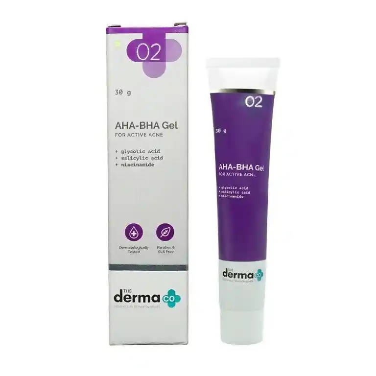 The Derma Co AHA-BHA Gel for Active Acne