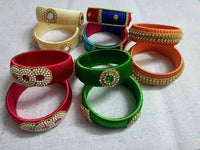 Thumbnail for Different Model Of Silk Thread Bangles Sets