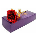 Thumbnail for Wish Upon Artificial Golden Red Rose Flower Valentine's Day Gifts - Distacart