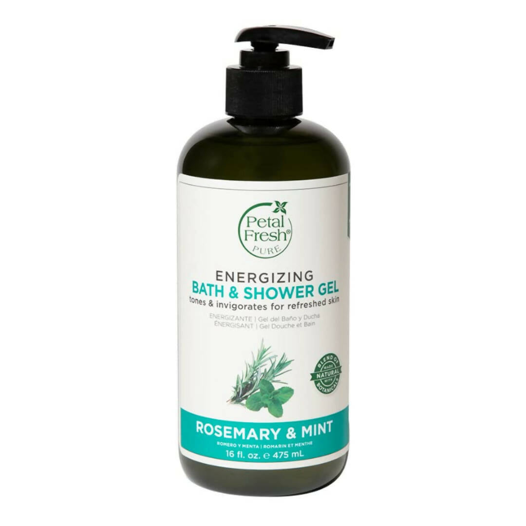 Petal Fresh Pure Energizing & Rosemary Mint Bath Shower Gel - Distacart