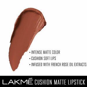 Lakme Cushion Matte Lipstick - Brown Sugar