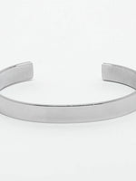 Thumbnail for NVR Men Silver Stainless Steel Cuff Bracelet - Distacart