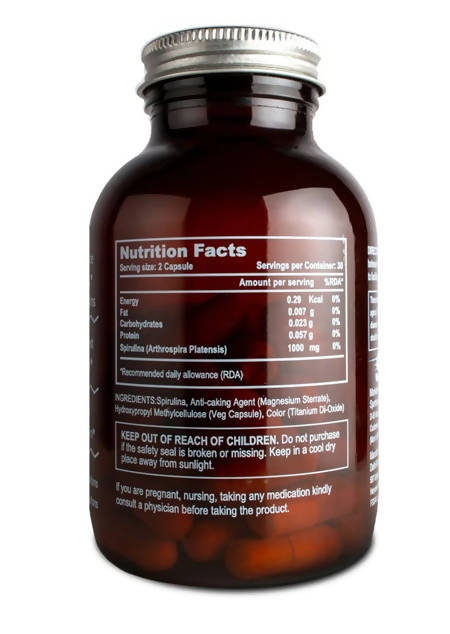 The Vitamin Company Spirulina Capsules - Distacart