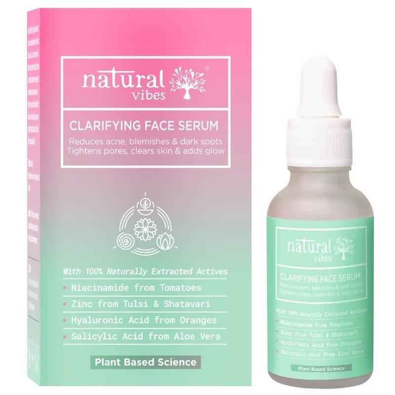 Natural Vibes Acne Clarifying Face Serum - Distacart
