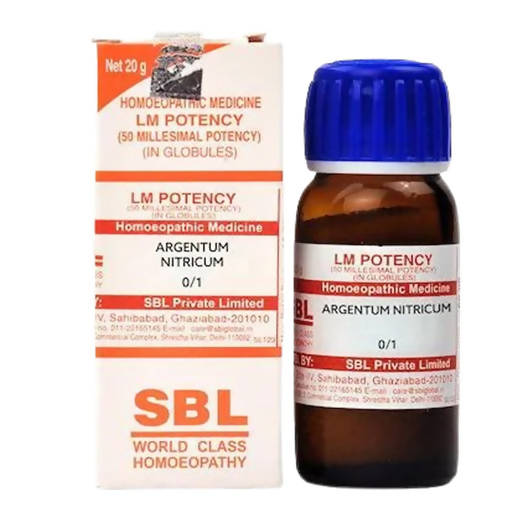 SBL Homeopathy Argentum Nitricum LM Potency