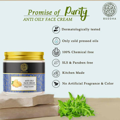 Buddha Natural Oily Face Cream - Distacart