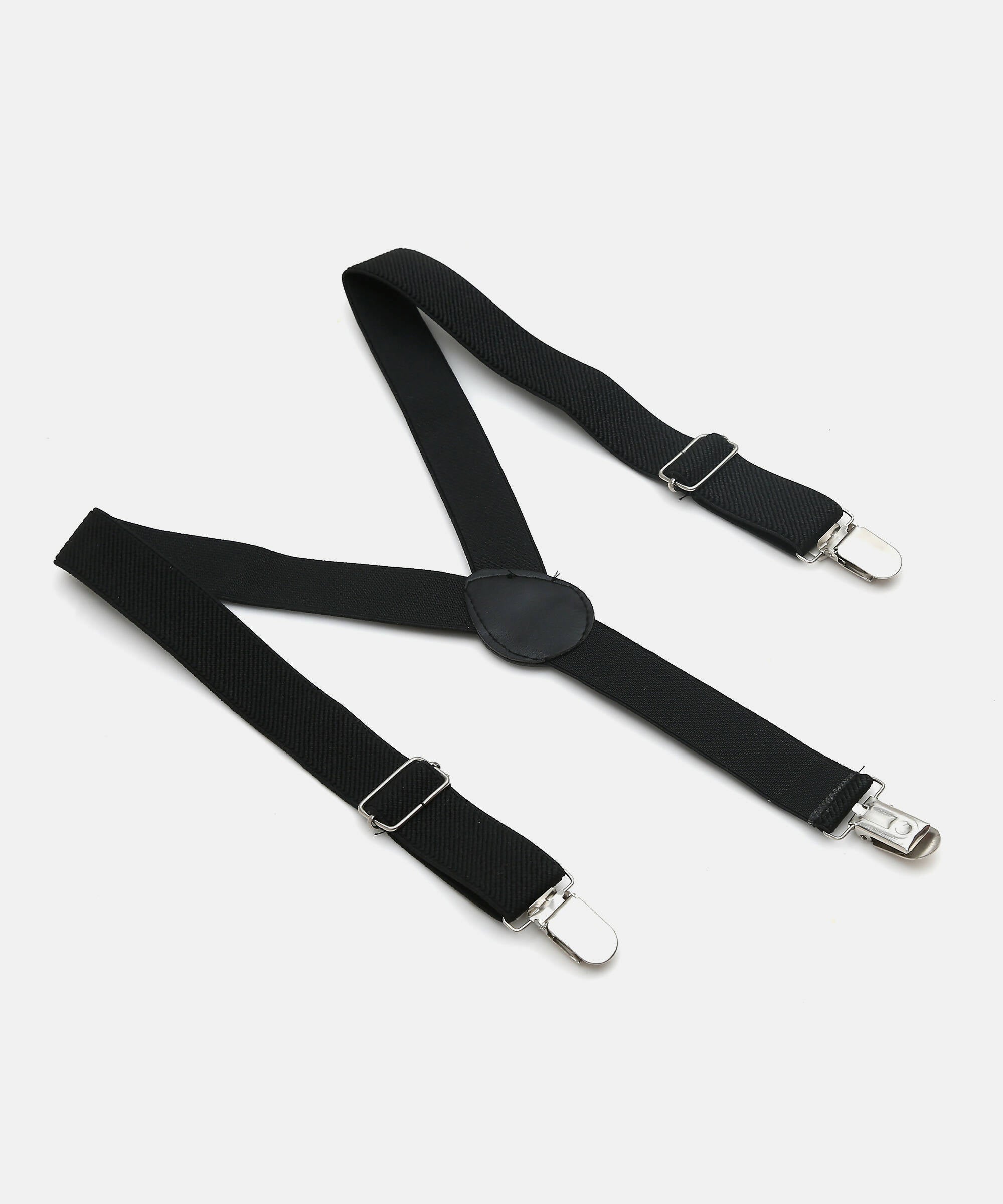 Manet Boys Solid Suspenders - Black - Distacart