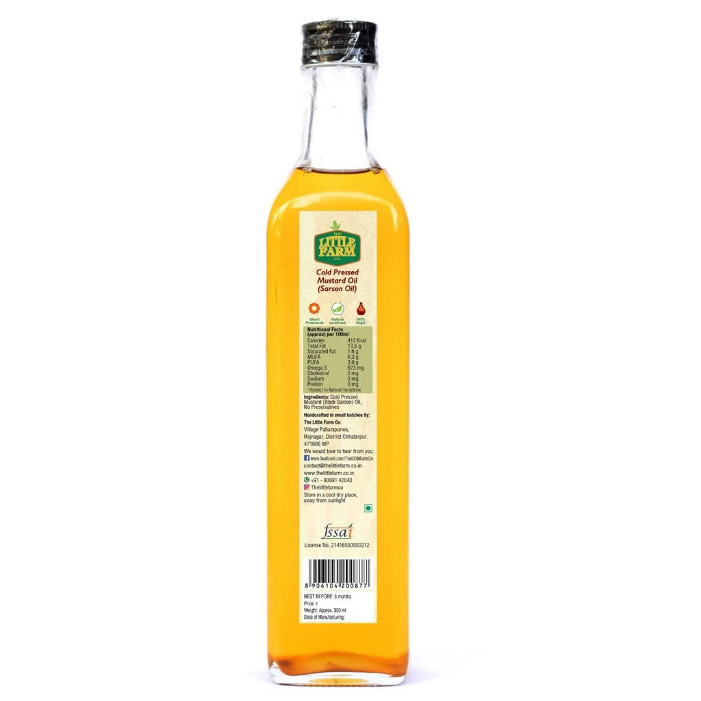 The Little Farm Co Cold Pressed Mustard Oil