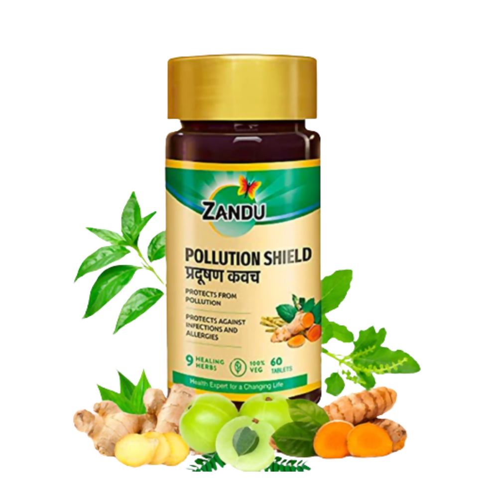 Zandu Pollution Shield Tablets - Distacart