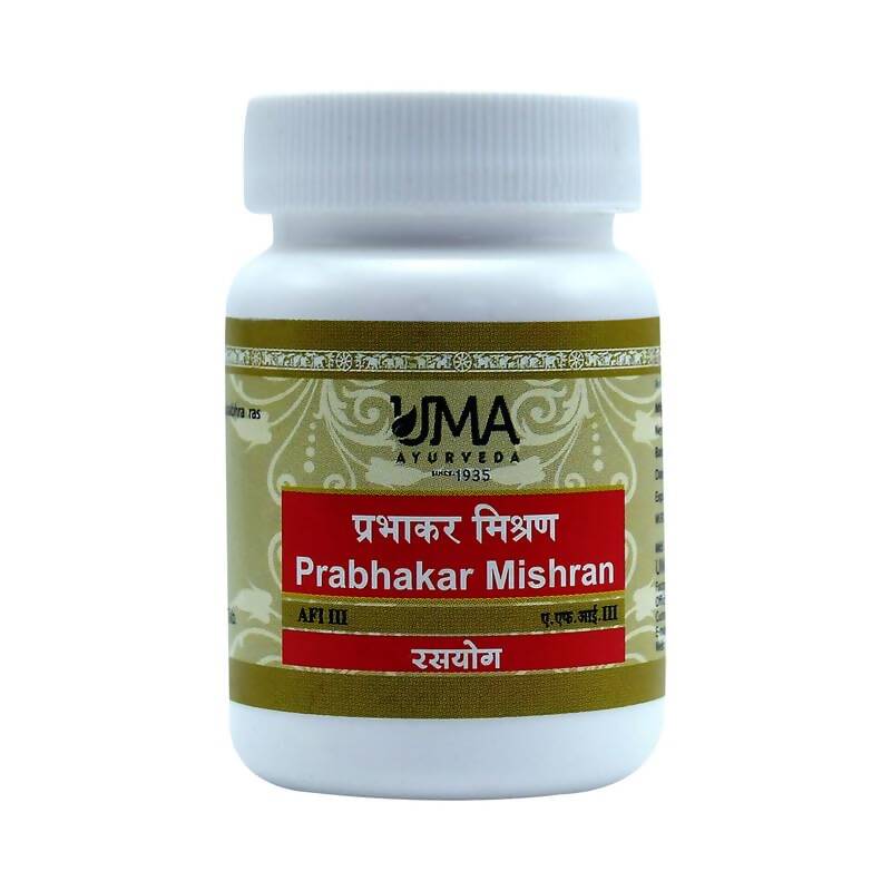 Uma Ayurveda Prabhakar Mishran Tablets - Distacart