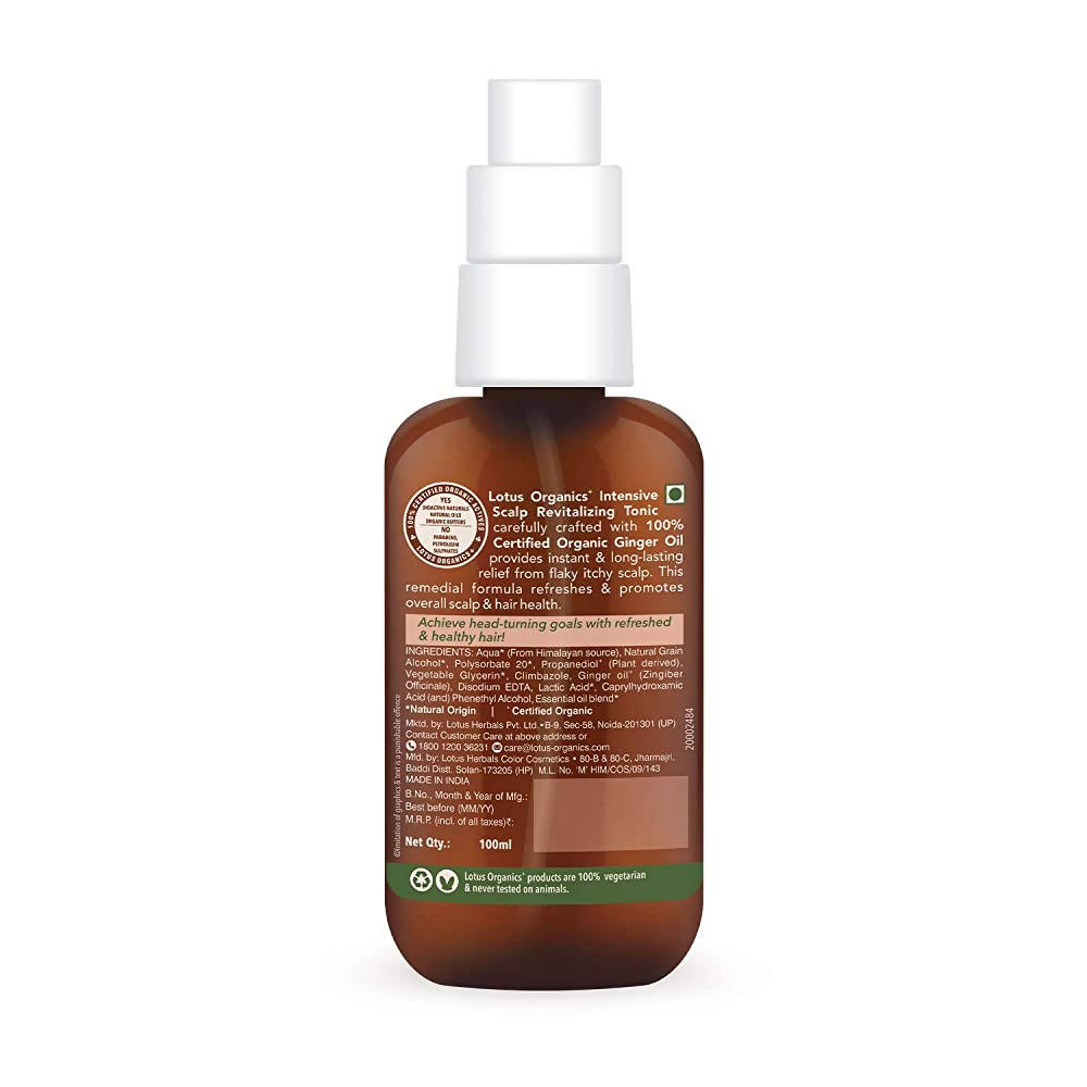Lotus Organics+ Intensive Scalp Revitalizing Tonic