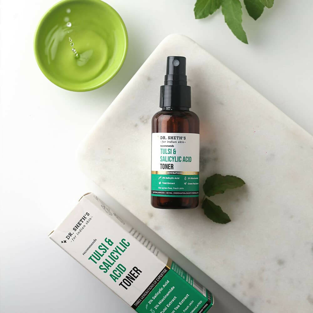 Dr. Sheth's Tulsi & Salicylic Acid Toner - Distacart