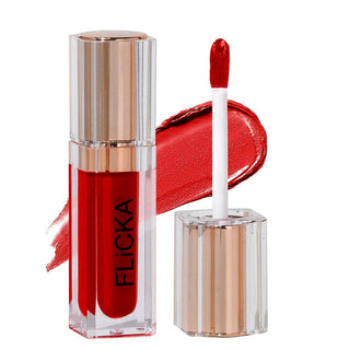 FLiCKA R U Ready Matte Finish liquid Lipstick Shade 01 Red Hot - Distacart