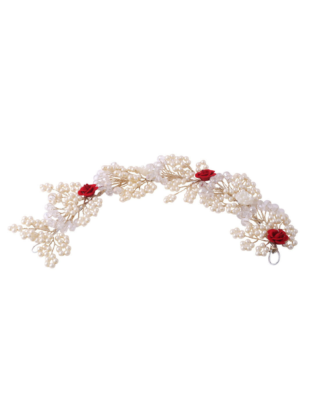 NVR Women's Embellished Beaded Hair Accessory Set - Distacart